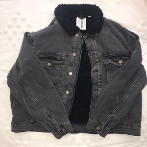 Black jean jacket